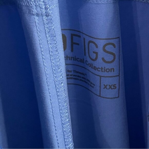 Figs Limited Edition Kayne Moto Jogger Scrub Pants Ceil Blue XXS - Picture 3 of 7